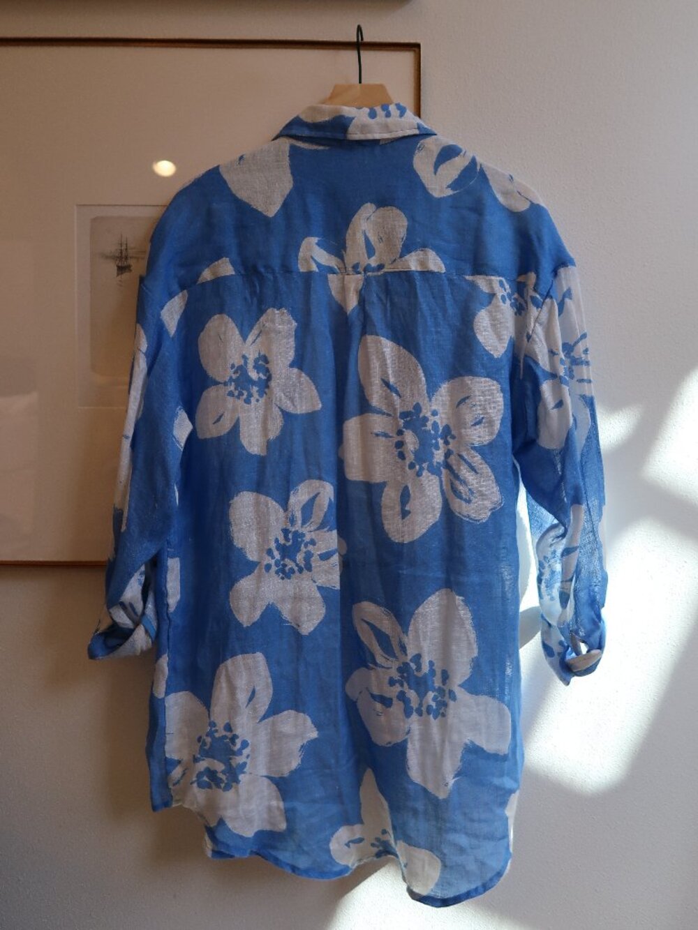 Vitamin A Playa Linen Boyfriend Shirt - Picture 2 of 3